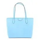 Kate Spade New York Purse Lori Tote Bag Double Handle Logo Fountain Blue New NWT