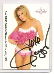 Benchwarmer Peggy Tyler Autograph San Diego Comic Con Promo Card