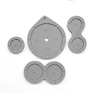 New Silicone Conductive Rubber Pads D-Pad Button for GBA SP （1Set）