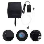 Day/Night Solar Powered Oxygenator Air Pump Oxygen Aerator Fish Pond Pool AUS