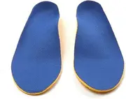 [Generic] Pronation Insoles,Sole Inserts,High Arch Support,Alleviate Plantar Fasciitis Relief Flat Feet Pain,X Type Leg Man and Woman, Pronation (Blue, 40)