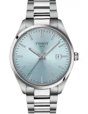 [Tissot] PR 100 40mm T1504101135100 Watch in Ice Blue