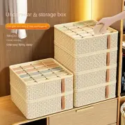 Foldable Drawers Separator Boxes With Compartments Wardrobe Organizer Home