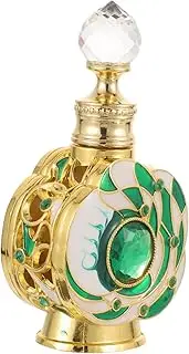 Healeved Refillable Glass Perfume Bottle Elegant Vintage Decorative Fragrance Container for Travel Leakproof Design for Travel Toiletries and Personal Use