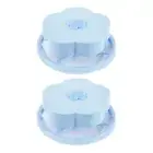 2Pcs Flower Lint Hair Catcher Mesh Pouch Washing Machine Laundry Filter Bag 58