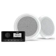 Fusion MS-RA60 Stereo and EL 6.5" Classic Speakers Pack