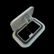 Vent Scupper Air Vent Small For Caravan Trailer / Boat Nylon White 170 L x 112 W