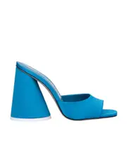 The Attico Luz Chunky Heel Mule 35,37,36.5,35.5 Blue