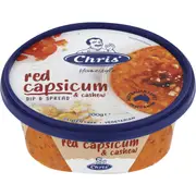 Chris' Red Capsicum & Cashew Dip & Spread 200g