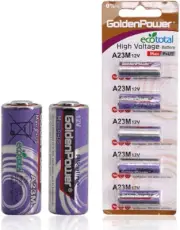 Maxi Plus A23M 12V Alkaline Battery - Ecototal Safe Version, 5 Count Pack