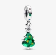 Authentic Pandora Sparkling Christmas Tree Dangle Charm 792983C01