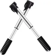 HANABASS 2Pcs Portable Mini Tire Pumps Convenient Hand Pumps for Cycling Compatible with Mountain Road Bikes Basketballs Footballs Quick Inflation Durable Easy to Use