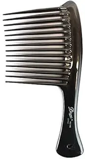 Diane RakeRage Comb BoneBlack, Hair Detangler Brush, 1 Count - Effortlessly Untangles Knots for Thick, Thin, Straight or Wavy Hair