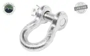 Overland Vehicle Systems Recovery Shackle D-Ring 3/4" 4.75 Ton Zinc - Single