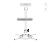 Simbr Universal Projector Ceiling Mount or Wall - White - 33lb Load Capacity