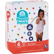 Little One's Nappy Pants Junior 15-20 Kg 21 pack