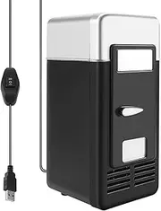 USB Mini Fridge Cold Drop Shpping Freezer USB Mini Fridge Small Portable Soda Mini Refrigerator for Car Black