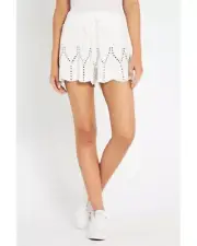 Sass and Bide Trapeze Me Knit Short Ivory New With Tags Size Small - RRP $320