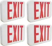 LED EXIT Sign, Emergency Light with Double Face and Back up Batteries- US Standa