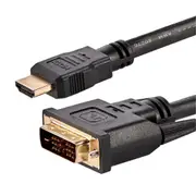 StarTech.com HDMIDVIMM6 1920x1200 HDMI to DVI-D Cable - 1.8m - Black HDMI to [HDMIDVIMM6]