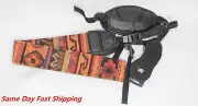 Wolven Pattern Canvas Camera Neck Shoulder Strap Belt Compatible w/ All DSLR/SLR