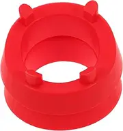 Football Place Holder Kicking Tee Rugby Display Stand Plastic Ball Storage Rack for Youth Adults Kids Football Practice Equipment Red