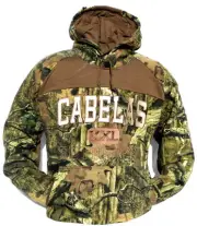 Cabela's Men's Ultra Heavyweight Mossy Oak Break-Up INFINITY Hunting Hoodie L XL