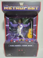 Mattel WWE Elite Retrofest Honky Tonk Man Figure Gamestop Exclusive WWF Legends