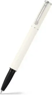 Sheaffer Pop Glossy White Gel Rollerball Pen Sleek Design with Chrome Trim