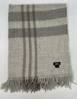 Äyalpaca Aya The White Modern 100% Baby Alpaca Throw Blanket 70”x51” New! Peru