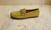 New! Allen Edmonds 'Sebastian' Bit Loafers Lime Green Suede Mens 11 D MSRP $325