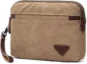 [JANeGWXRUuW] Men's Clutch Large Capacity Underarm Bag Clutch Bag for Travel, Home, Camping