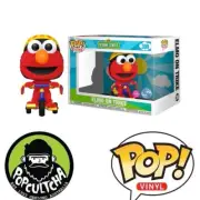 Sesame Street - Elmo on Trike Flocked Pop! Rides Vinyl Figure "New"