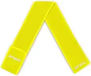 We Ball Sports Streamer Football Towel, Sports Towel with Hook and Loop Fastener to Clean Football Visor and Gloves (Bright Yellow)
