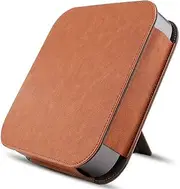 [ALHBEJT] Protection Leather Case Cover for Apple Mac Mini (Brown)