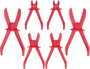 6 Pack Hose Clamp Pliers Line Clamps Pinch Pliers for Brake Hoses Fuel Hoses,Gas