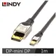 LINDY林帝 DISPLAYPORT1.3版 TO MINI DISPLAYPORT傳輸線 1M