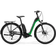 Merida eSpresso City 200 EQ Electric Hybrid Bike Matt Black/Green Glos