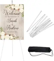 JEAWIWI Easel Stand 66 Inches, Lightweight Adjustable Art Easel for Display, ...