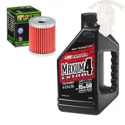 Oil Change Kit For 1993 Suzuki Lt-F160 QuadRunner Maxima Synthetic 10W-40