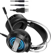 CHICAMPERA 1Pc Professional Wired Gaming Headset Comfortable Stereo Gaming Headphones with Noise Reduction Microphone for Immersive Gaming for Console Gamers
