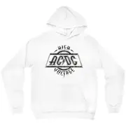 Hoodie - High Voltage Logo Distressed Hoodie