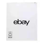 Fifty (50) 12" x 15" eBay ZIPBAGS Frosted Zipper Clothing Bags