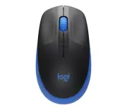 Logitech M190 Full-Size Wireless Mouse - BLUE from up to 10 meters away 1000 dpi