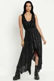 Blackmilk Burned Velvet Yennefer Sorceress Dress The Witcher Size Small S NEW
