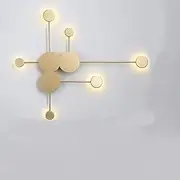 Modern and Simple LED Wall Lamp, Used in Living Room, TV, Bedroom, Nordic, Home Decoration, Designer, Corridor, Hotel, Iron(Color:F)