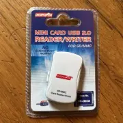 DigiPower Mini Card USB 2.0 Reader / Writer SD/MMC Item DP-CR16W NEW Sealed
