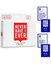 Ideas Never Implemented Never Have I Ever Party Card Game: Family Pocket Edition