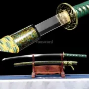 Japanese Katana 9260 Spring Steel Full Tang SHINOGI ZUKURI Samurai Sword Sharp .