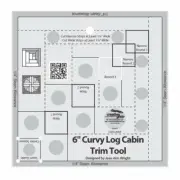 Creative Grid Non-Slip 6" Curvy Log Cabin Trim Tool CGRJAW6